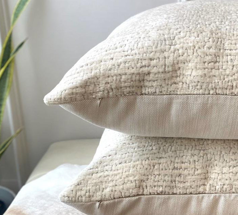 Luxury Ivory White Pillows