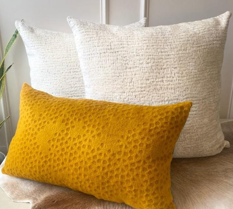 Luxury Ivory White Pillows