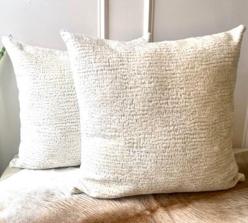 Luxury Ivory White Pillows